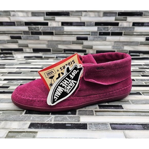 Vans Surf Siders Mohikan Red Plum Women's Shoes Size 5 - Picture 1 of 9
